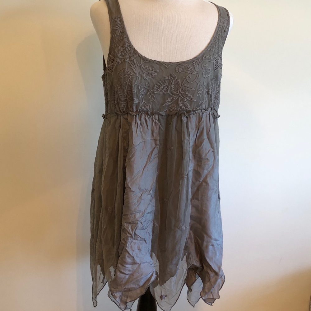Johnny Was 4 Love And Liberty Silk/Lace Dress